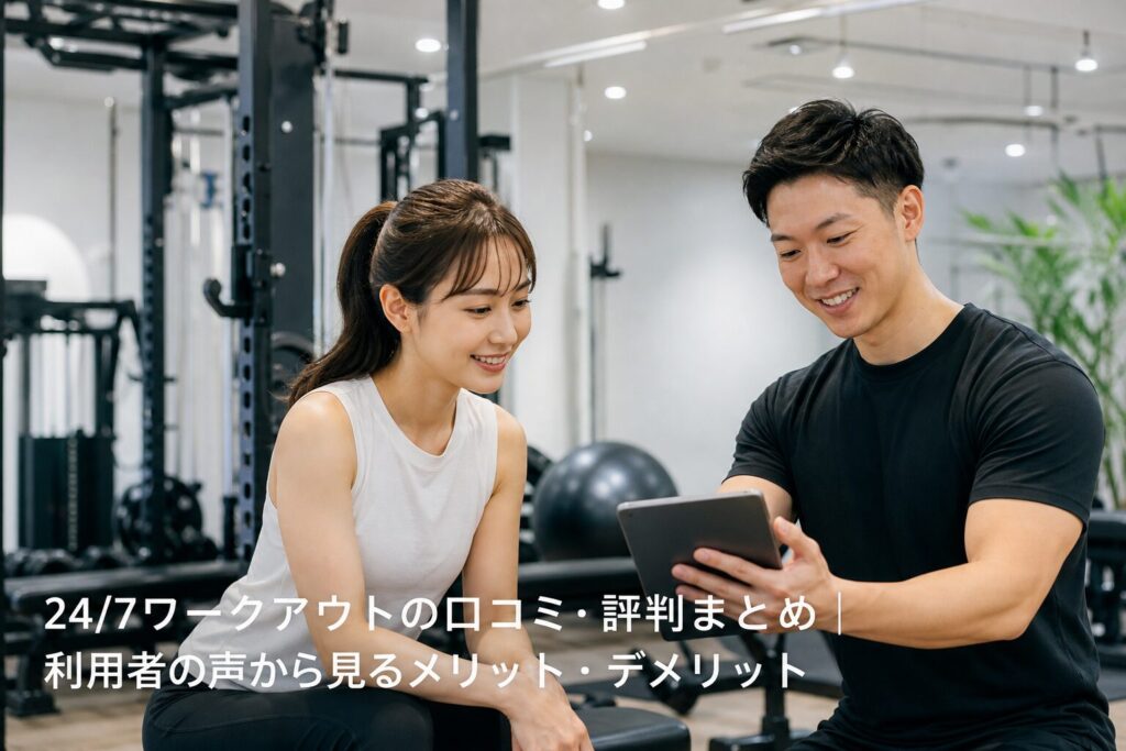 24/7ワークアウトの口コミ・評判まとめ｜利用者の声から見るメリット・デメリットのアイキャッチ画像