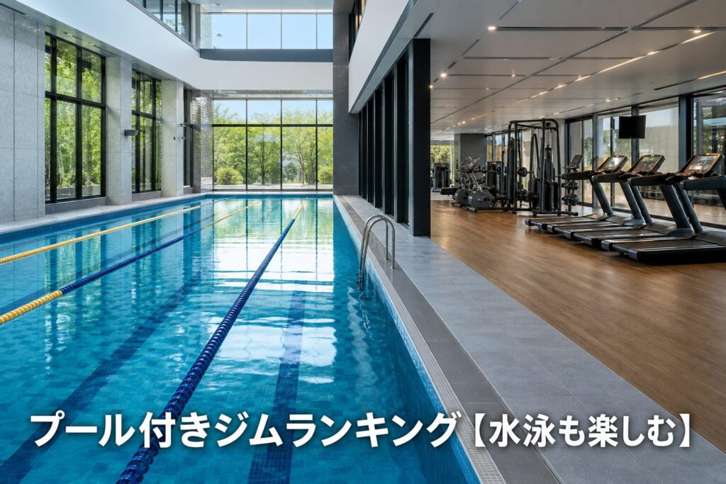 プール付きジムランキング【水泳も楽しむ】のアイキャッチ画像