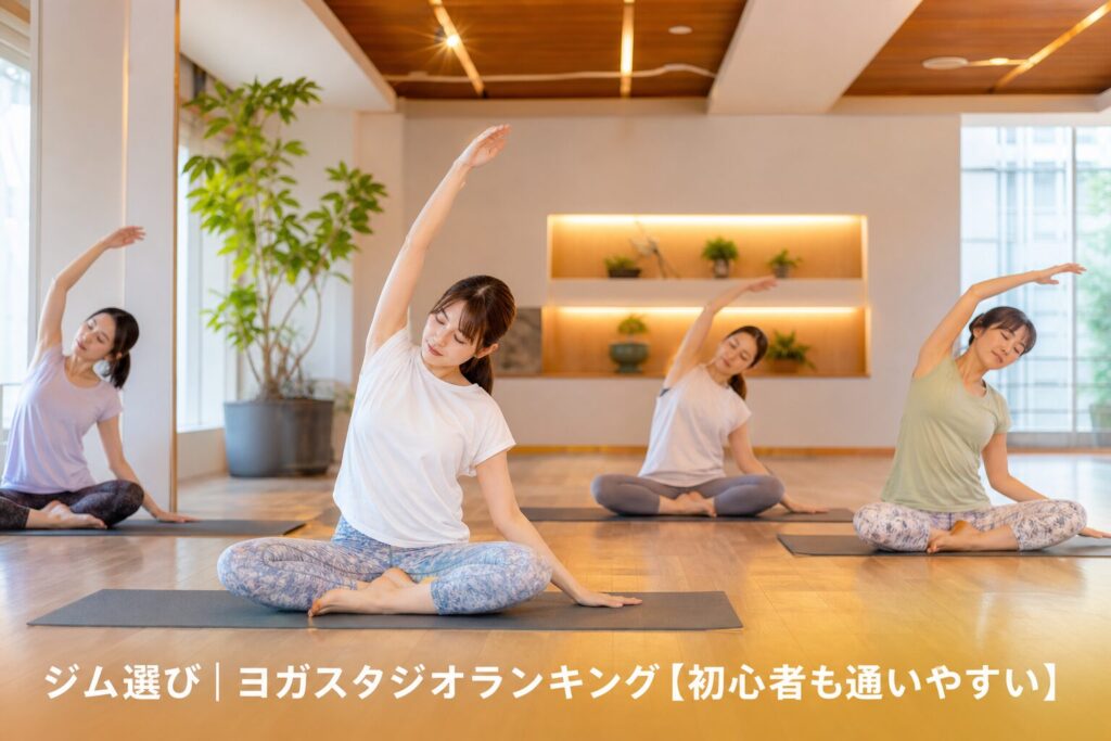ジム選び｜ヨガスタジオランキング【初心者も通いやすい】のアイキャッチ画像