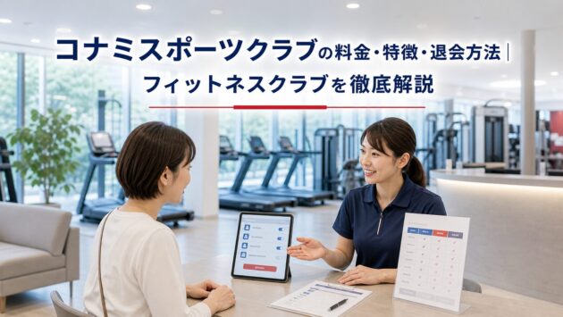 コナミスポーツクラブの料金・特徴|月4回とフリーの選び方を検証のアイキャッチ画像