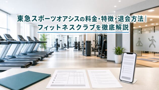 東急スポーツオアシスの料金・特徴・退会方法｜フィットネスクラブを徹底解説のアイキャッチ画像